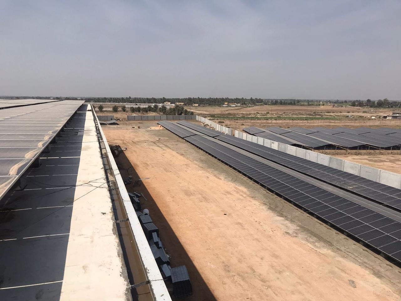 Ground-level solar panels